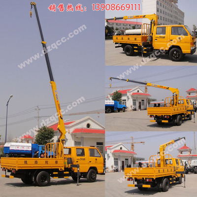 江鈴2噸至4噸隨車起重運(yùn)輸車 高效多能的移動(dòng)裝卸解決方案